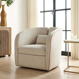 Vega Swivel Chair, Ecru