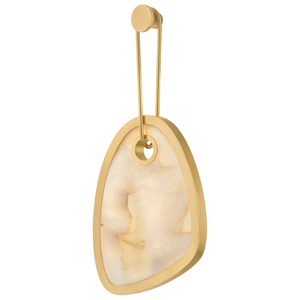 Vela Wall Sconce, Vintage Brass