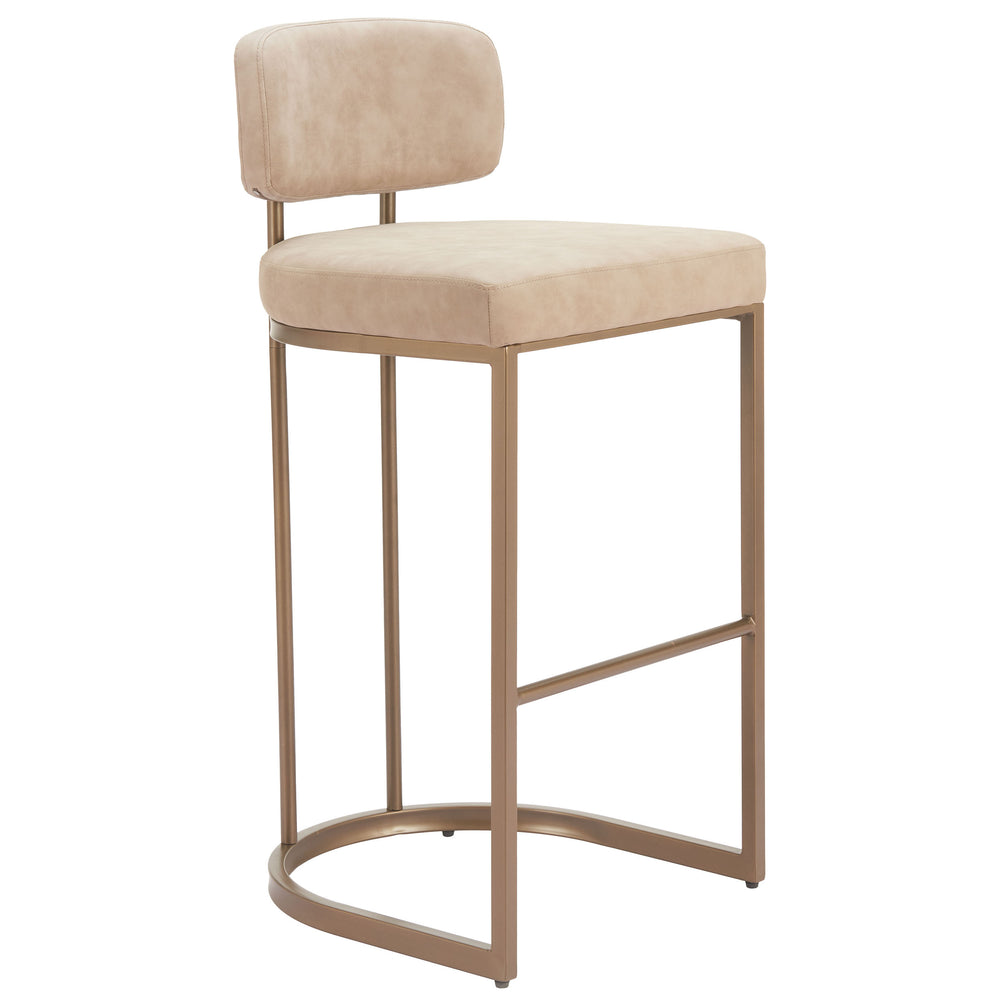 Velar Barstool & Counter Stool, Beige, Set of 2