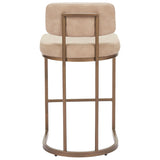 Velar Barstool & Counter Stool, Beige, Set of 2