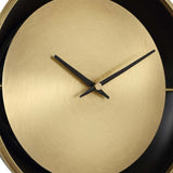 Velar Table Clock, Brushed Brass