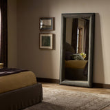 Velaz Floor Mirror, Distressed Black by Four Hands-Accessories-High Fashion Home