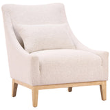 Velun Accent Chair, Ivory-Furniture - Chairs-High Fashion Home
