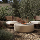Venetia Outdoor Coffee Table, Sand Striae by Four Hands-Furniture - Accent Tables-High Fashion Home