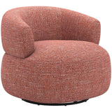 Venezia Swivel Chair, Brown-Furniture - Chairs-High Fashion Home