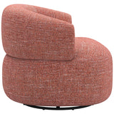 Venezia Swivel Chair, Brown-Furniture - Chairs-High Fashion Home