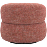 Venezia Swivel Chair, Brown-Furniture - Chairs-High Fashion Home