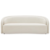 Ventura Curved Sofa, Lila Linen by Becki Owens-Furniture - Sofas-High Fashion Home