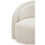 Ventura Curved Sofa, Lila Linen by Becki Owens-Furniture - Sofas-High Fashion Home