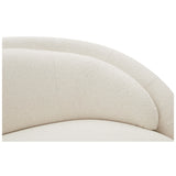 Ventura Curved Sofa, Lila Linen by Becki Owens-Furniture - Sofas-High Fashion Home