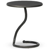 Vera End Table, Gunmetal by Four Hands-Furniture - Accent Tables-High Fashion Home