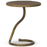 Vera End Table, Smooth Aged by Four Hands-Furniture - Accent Tables-High Fashion Home