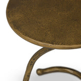 Vera End Table, Smooth Aged by Four Hands-Furniture - Accent Tables-High Fashion Home