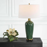 Verdell Table Lamp, Mossy Green