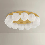 Vernazza 12 Light Flush Mount, Vintage Polished Brass