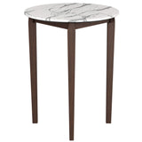 Vernon Bar Table, White-Furniture - Accent Tables-High Fashion Home