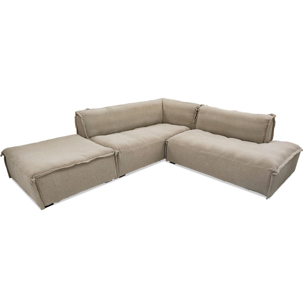 Veronica Sectional, Warm Gray