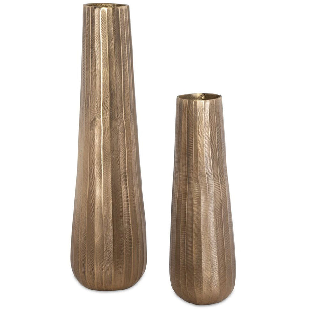 Vertiforge, Vases, Gold, S/2-Accessories-High Fashion Home