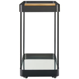 Vesper Bar Cart, Black-Furniture - Dining-High Fashion Home