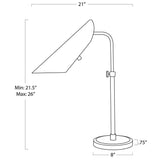 Vest Table Lamp, Black-Lighting-High Fashion Home