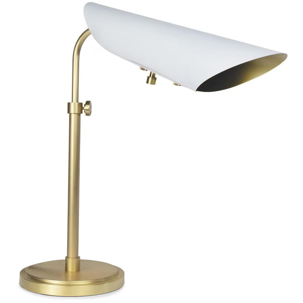 Vest Table Lamp, White-Lighting-High Fashion Home