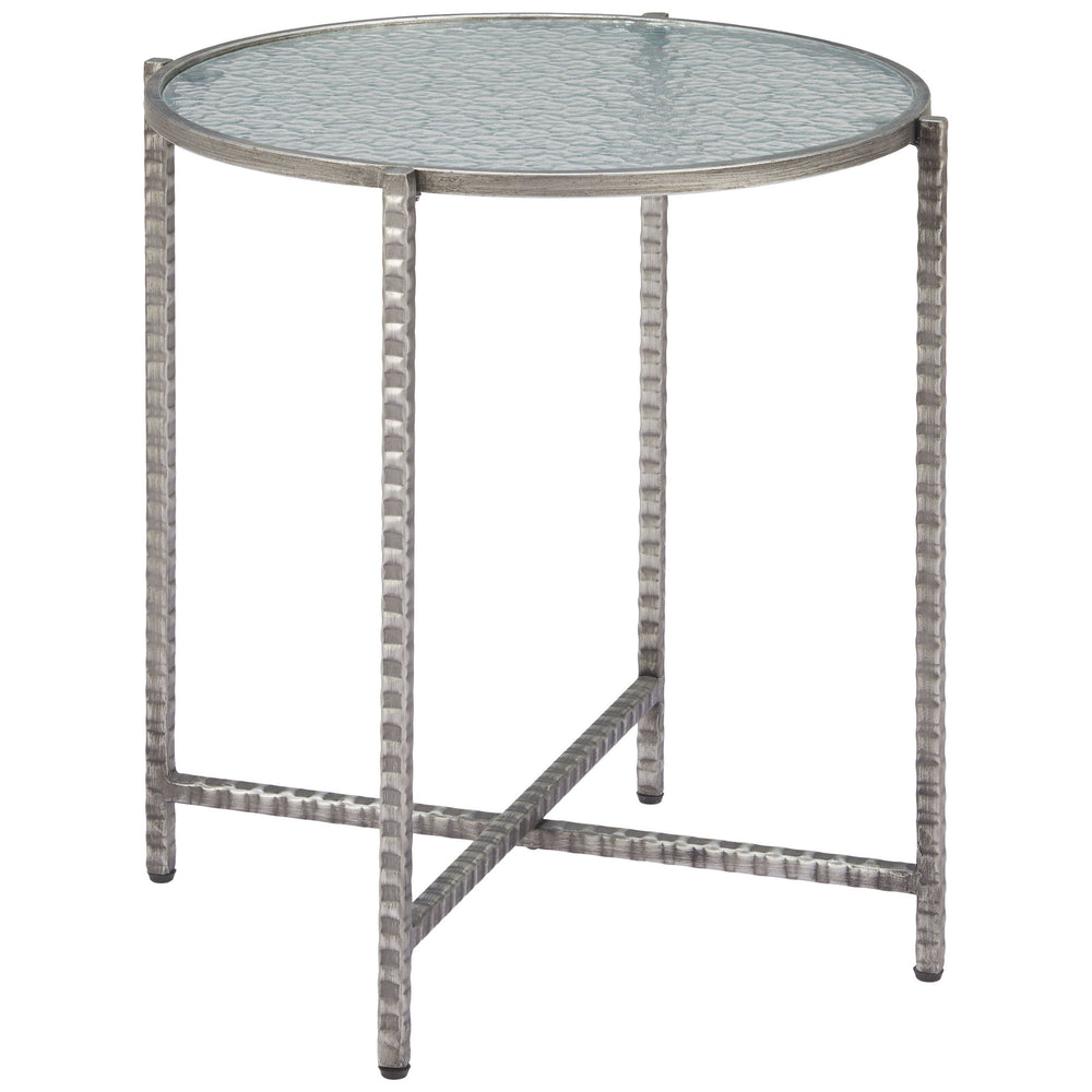 Vetro Side Table, Silver