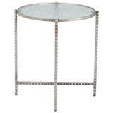 Vetro Side Table, Silver