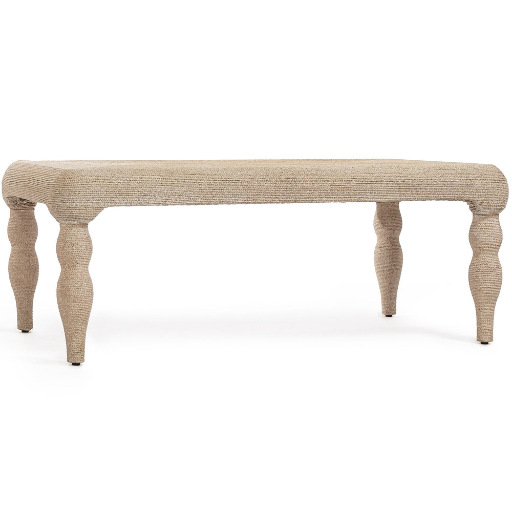 Vicky Rectangular Coffee Table, Natural Seagrass-Furniture - Accent Tables-High Fashion Home