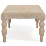 Vicky Rectangular Coffee Table, Natural Seagrass-Furniture - Accent Tables-High Fashion Home