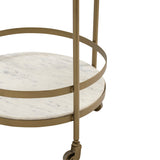 Vine Grove Bar Cart, Gold-Furniture - Dining-High Fashion Home