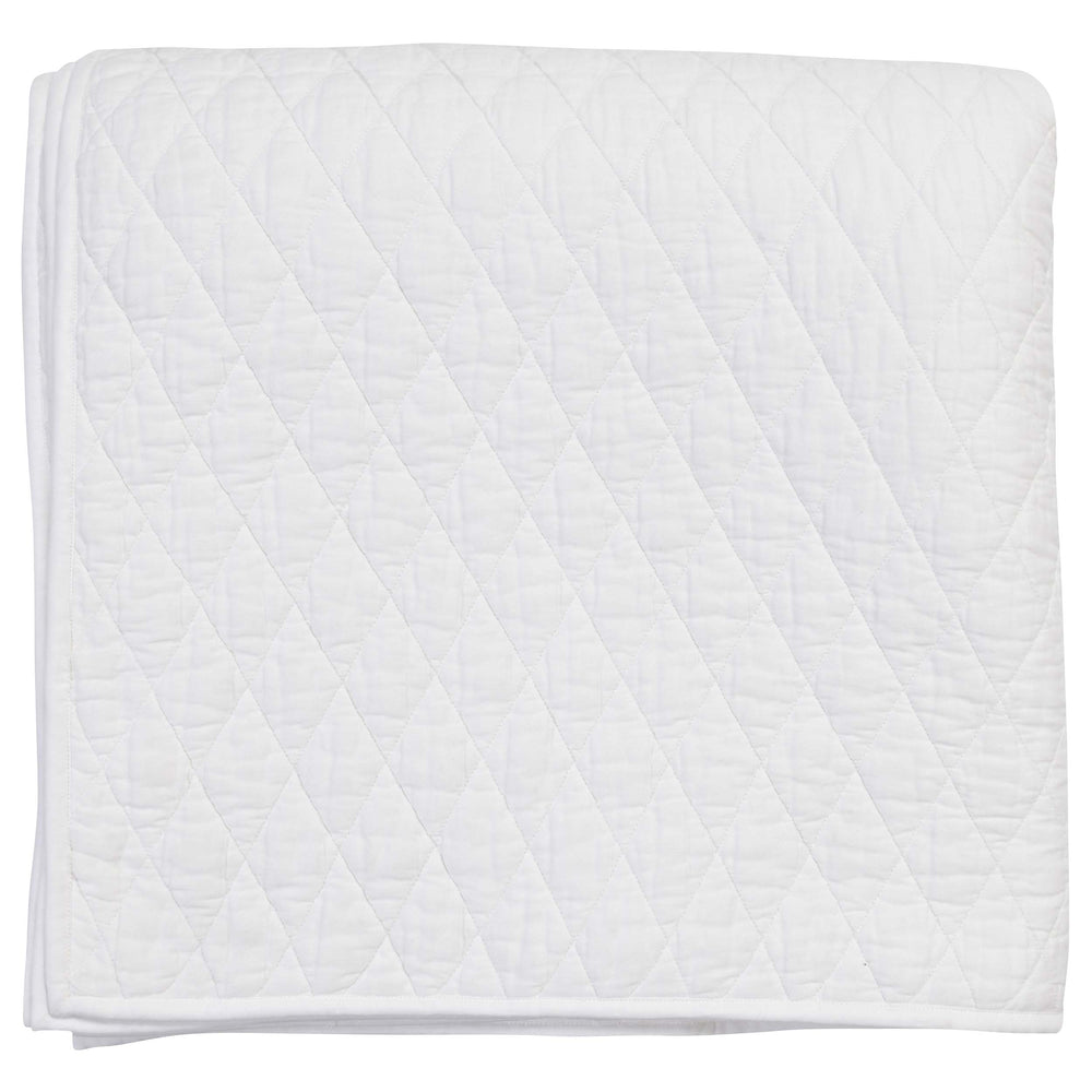 Vintage Lana Quilt, White