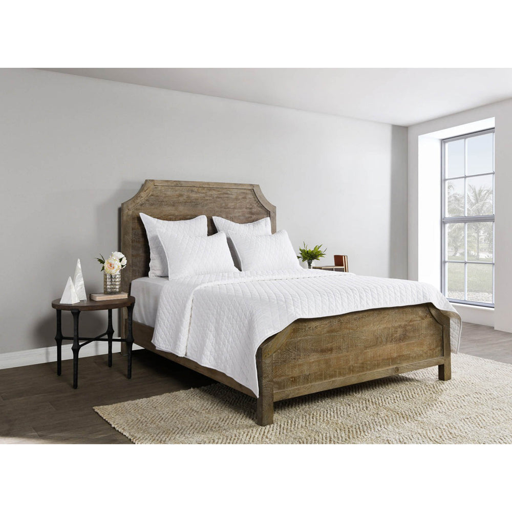 Vintage Lana Quilt, White-Accessories-High Fashion Home