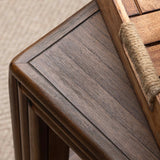 Vista Cocktail Table, Brown-Furniture - Accent Tables-High Fashion Home