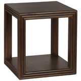 Vista End Table, Brown-Furniture - Accent Tables-High Fashion Home