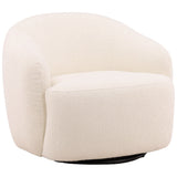 Viviana Swivel Chair, Cream-Furniture - Chairs-High Fashion Home