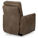 Vivica Leather Power Recliner w/Massage, Toffee