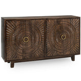 Vivienne 4 Door Cabinet, Brown