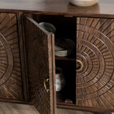 Vivienne 4 Door Cabinet, Brown