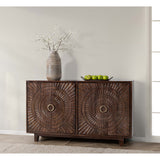 Vivienne 4 Door Cabinet, Brown
