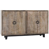 Vivienne 4 Door Cabinet, Light Gray