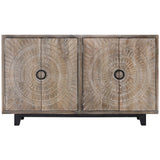 Vivienne 4 Door Cabinet, Light Gray