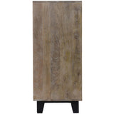 Vivienne 4 Door Cabinet, Light Gray