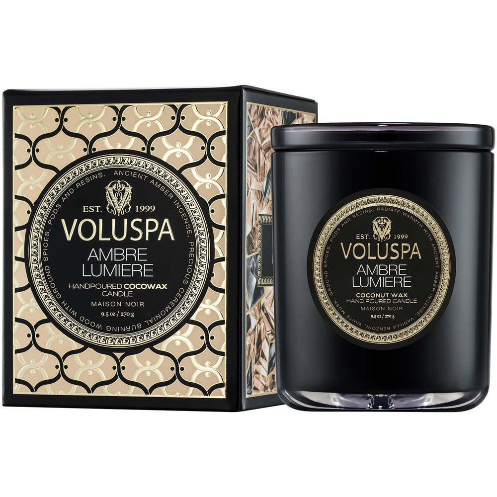 Voluspa Candle Ambre Lumiere, Classic Candle