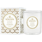 Voluspa Candle Suede Blanc, Classic Candle