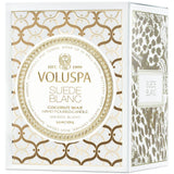 Voluspa Candle Suede Blanc, Classic Candle