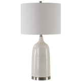 Voss Table Lamp, Gloss White-Lighting-High Fashion Home
