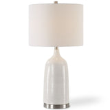 Voss Table Lamp, Gloss White-Lighting-High Fashion Home