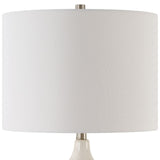 Voss Table Lamp, Gloss White-Lighting-High Fashion Home