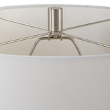 Voss Table Lamp, Gloss White-Lighting-High Fashion Home