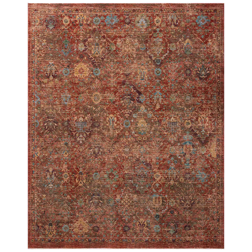 Loloi Rug Winchester WNC-01, Rust/Multi